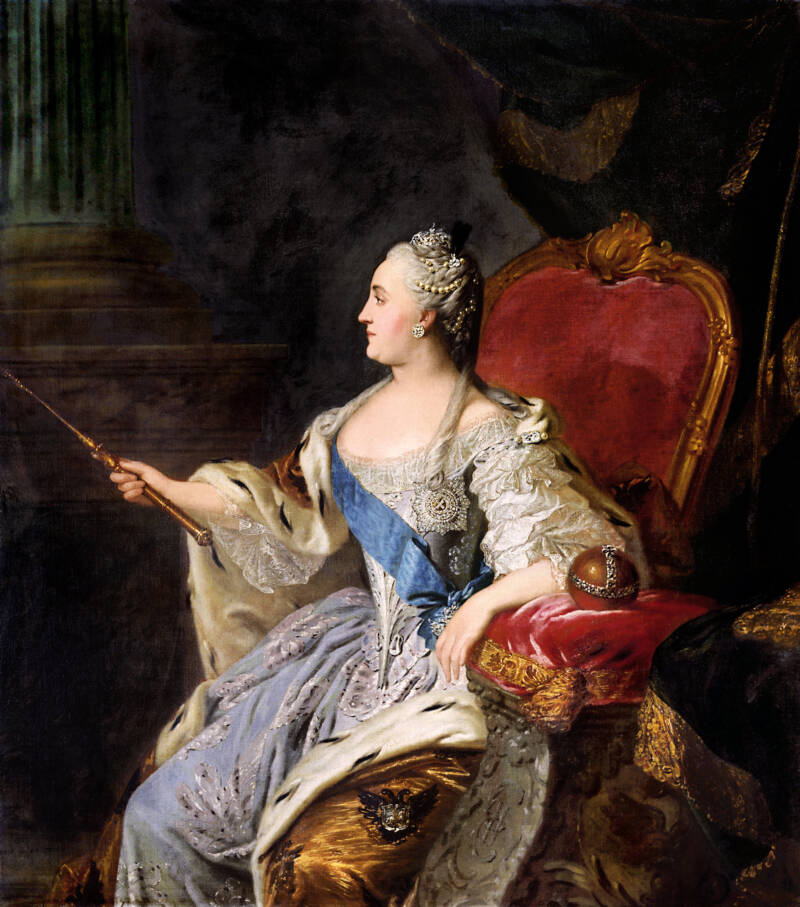 A Portrait Of Catherine The Great