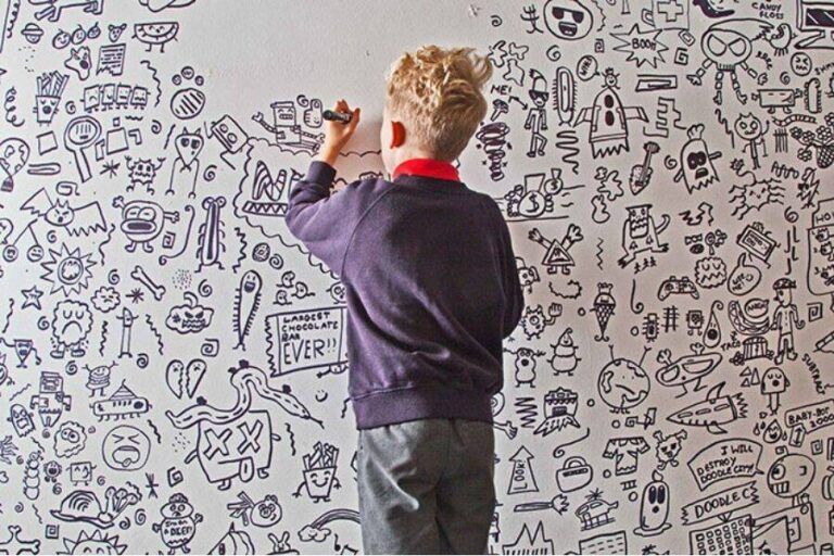 doodle on the wall