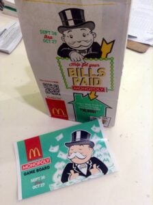 mcdonald's monopoly 2021 toys