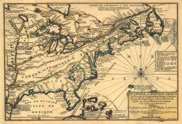 Map Of New France