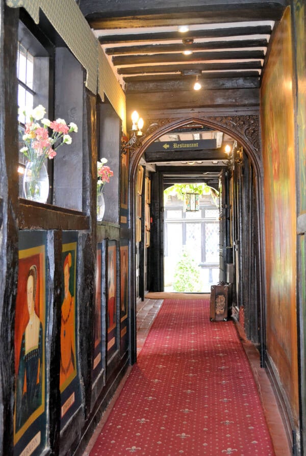 An Ornate Hall In The Mermaid Inn