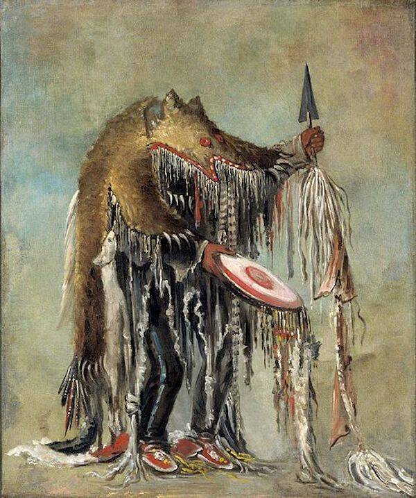 Illustration Of A Navajo Medicine Man