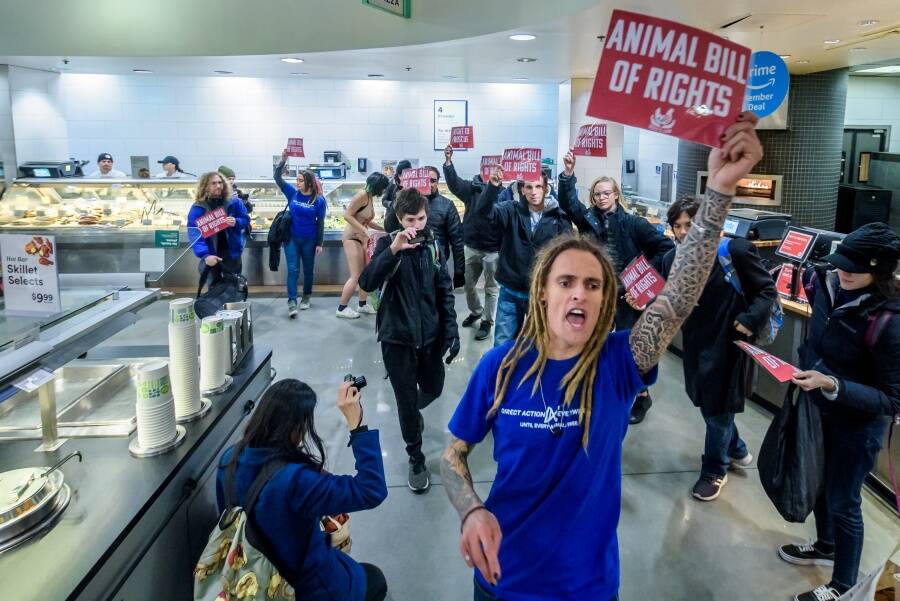 Peta Protest At Whole Foods
