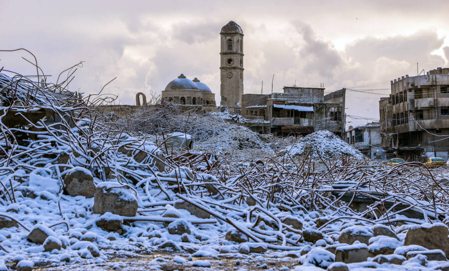 Snow Blankets Iraq For Just The Second Time In 100 Years