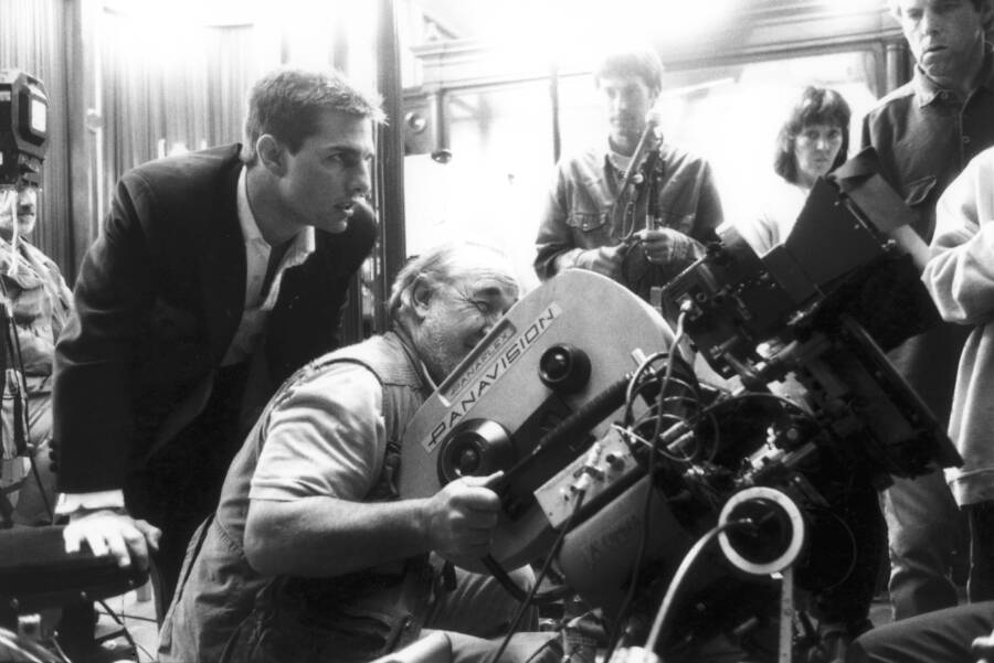 Tom Cruise Filming Mission Impossible