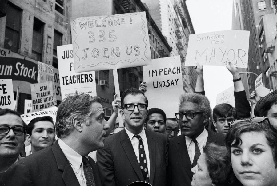 Bayard Rustin In The Union March