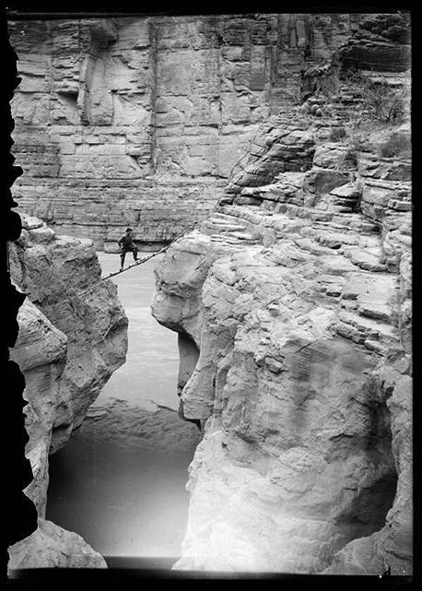 Emery Crossing High Canyon Ladder