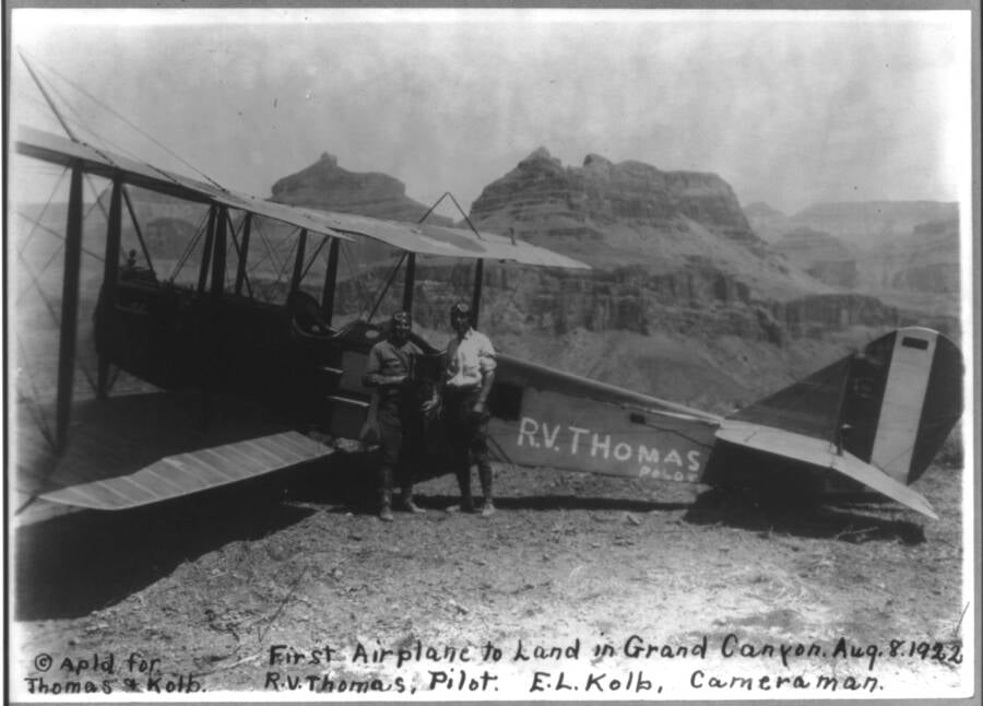 First Airplane Grand Canyon