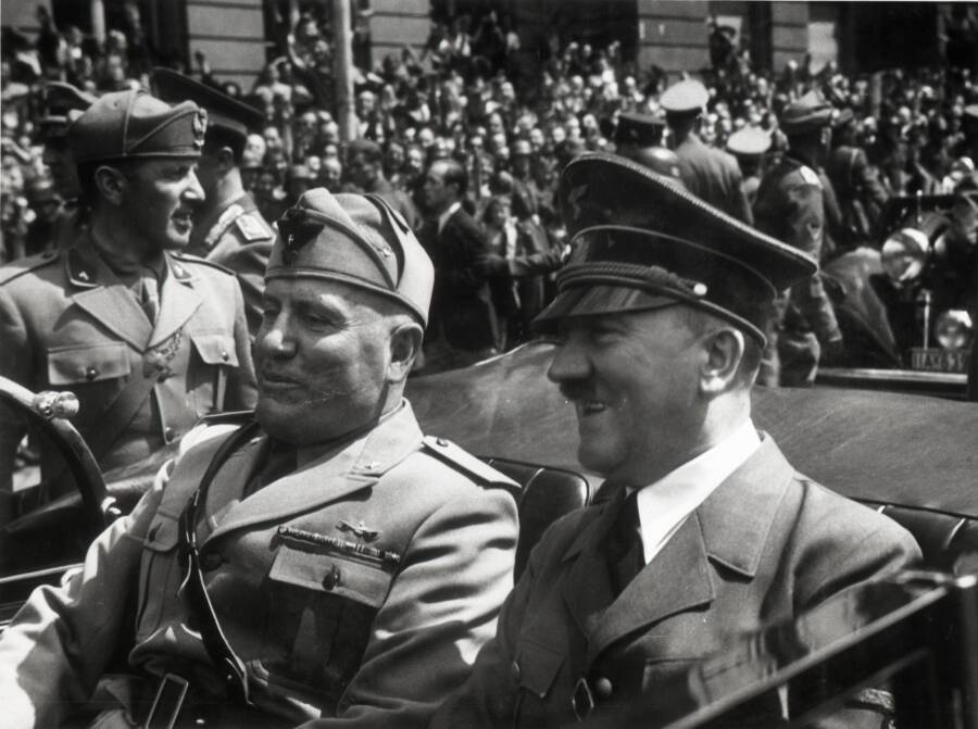 Mussolini And Hitler