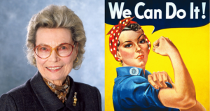 Rosalind P Walter And Rosie The Riveter