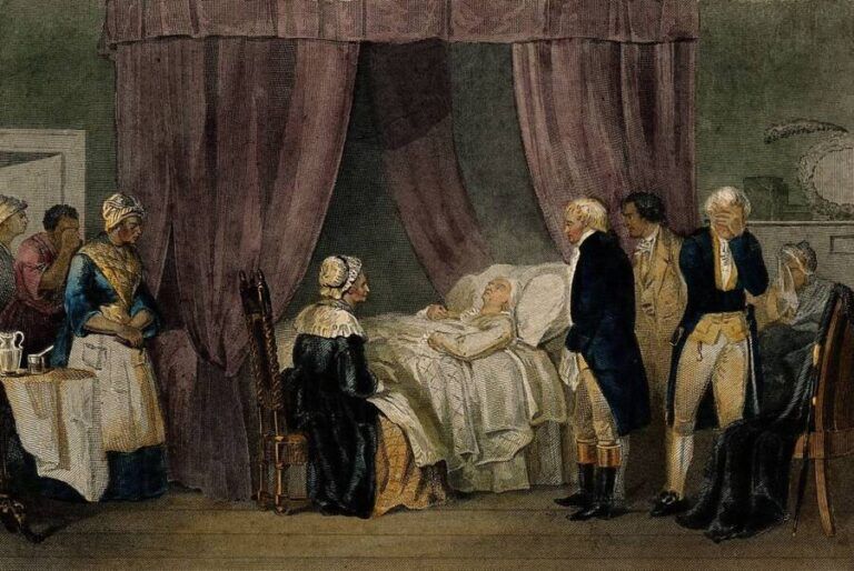How did george washington die inside his strange demise