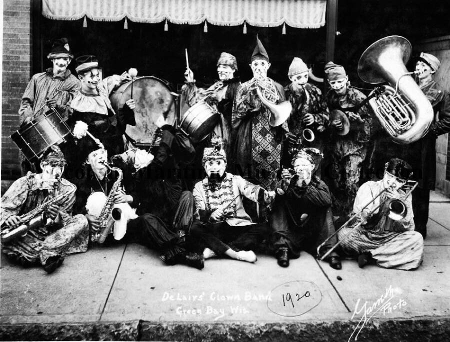 Clown Band Photo From Wisconsin Maritime Museum