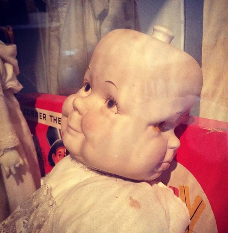 Triple Faced Doll At Rideau District Museum