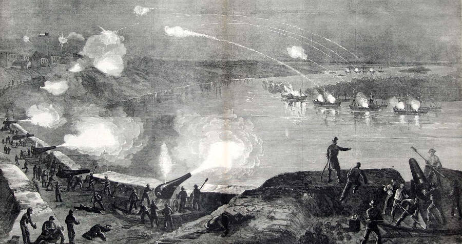 Harper's Magazine Photo Of The Port Hudson Siege