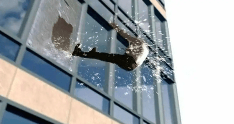 Leaping Lawyer Concept