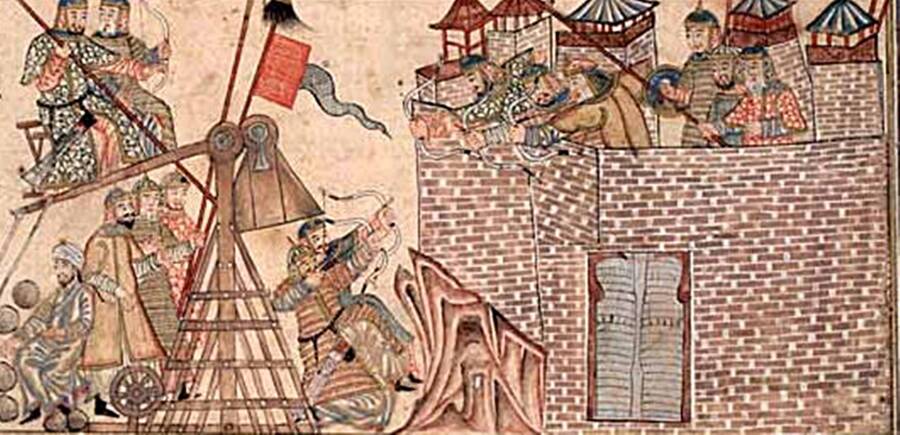 Mongol Siege Of A City