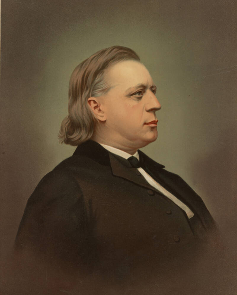 Portrait Of Henry Ward Beecher
