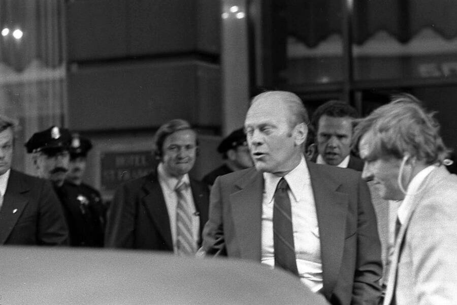 President Gerald Ford After His Second Assassination Attempt