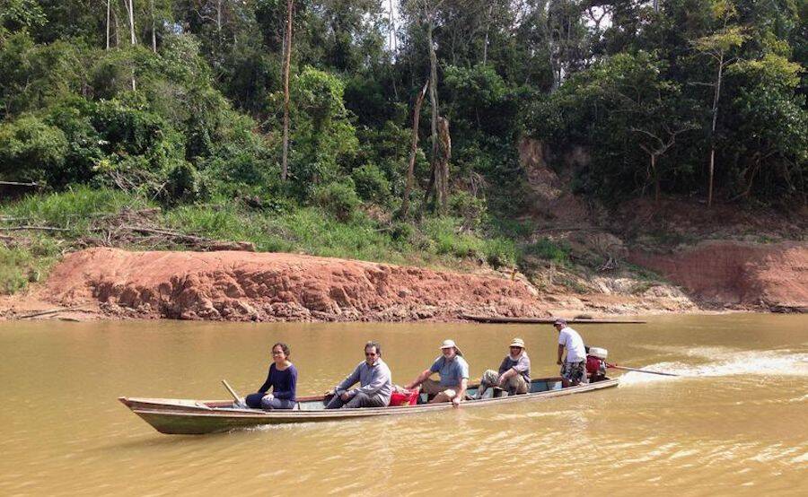 Researchers Rafting On The Rio Yurua