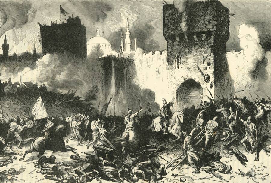 Depiction Of The Fall Of Constantinople