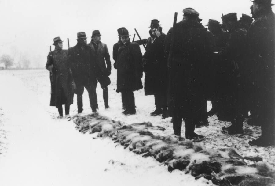 Jagdausflug der SS-Offiziere