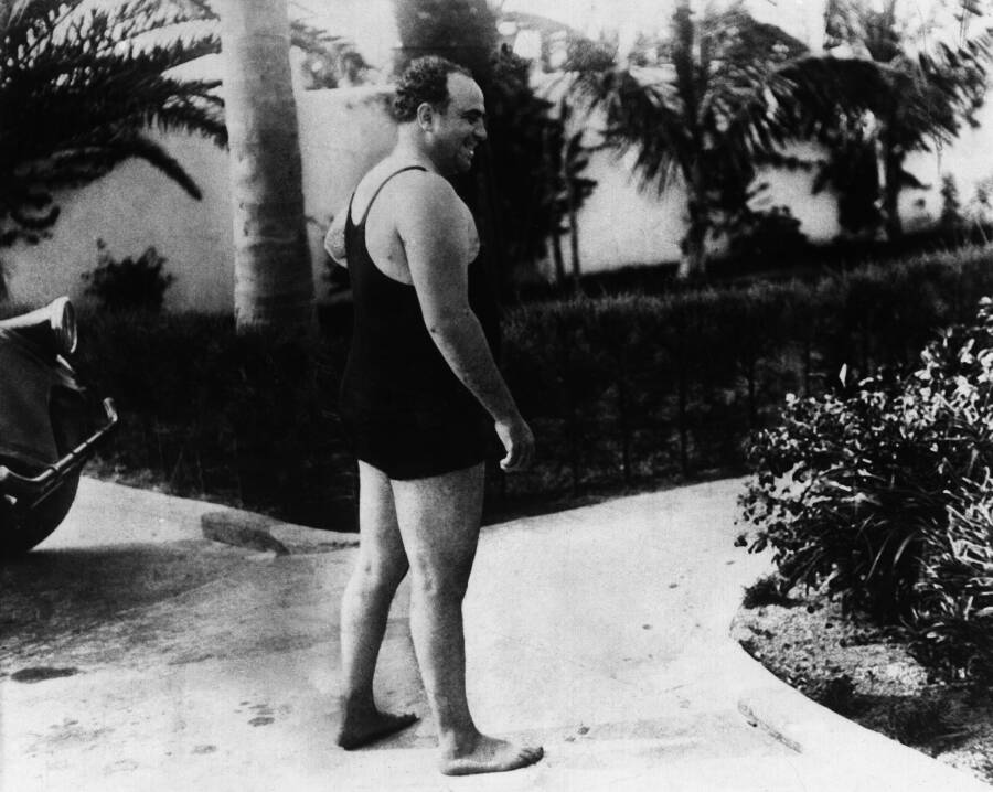 Al Capone In A Bathing Suit