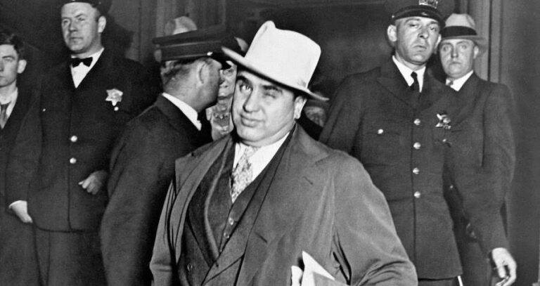 Al Capone Winking