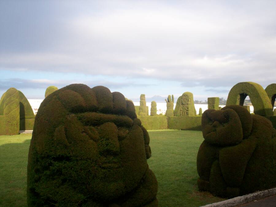 Foreground Ecuador Cemetery