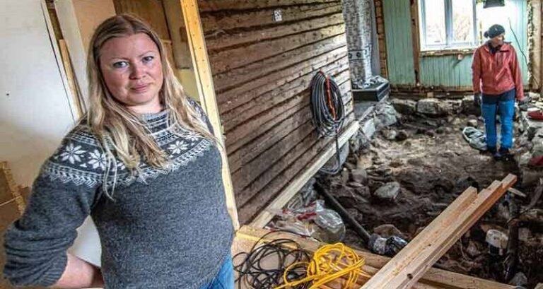 Norwegian Home Torn Up