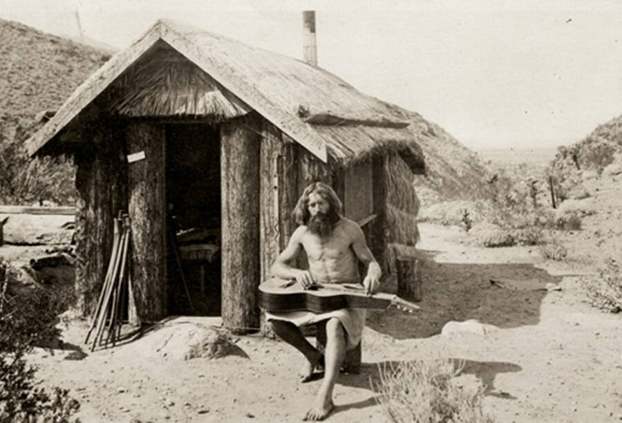 William Pester And His Desert Hut