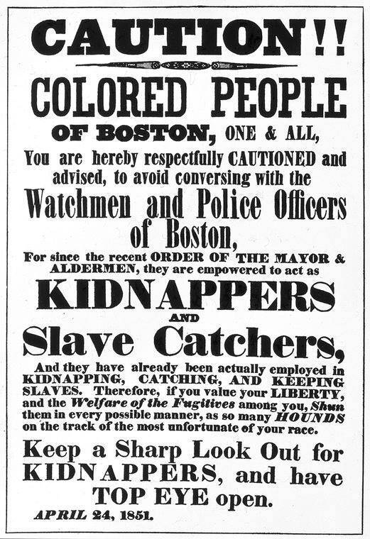 Fugitive Slave Law Warning