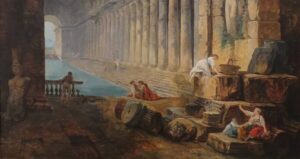 Illustration Of Roman Bath