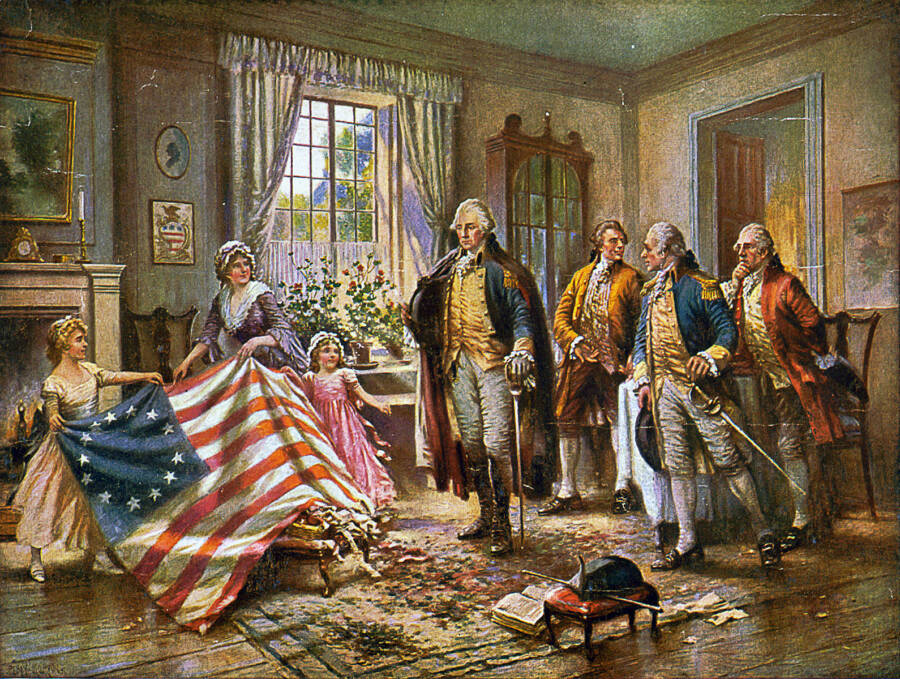 Painting Of Betsy Ross