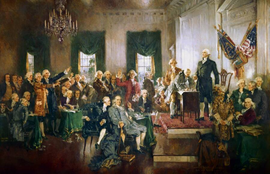 The Signing Of The Constitution