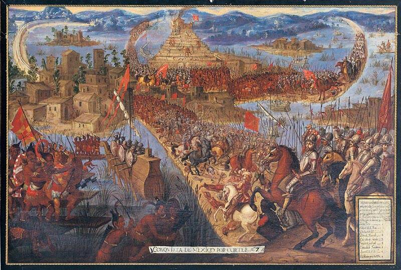A conquista de Tenochtitlan