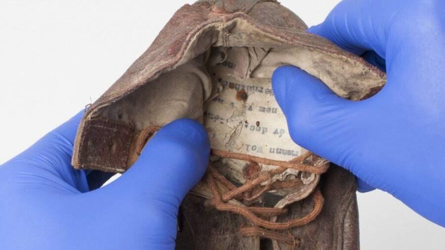 Auschwitz Shoes Containing Documents
