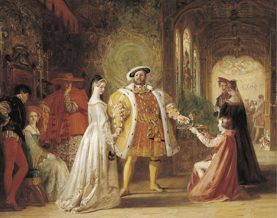 King Henry VIII Meeting Anne Boleyn
