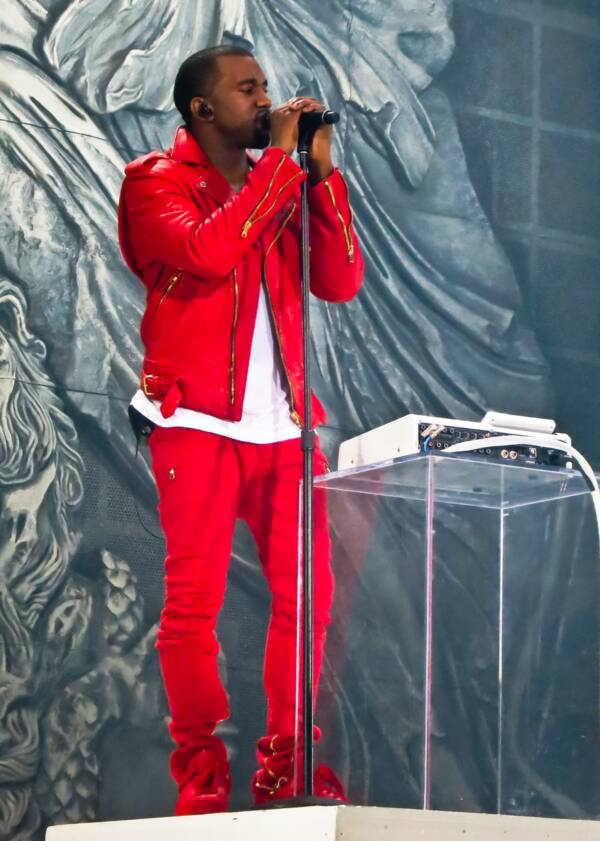 Kanye West On Stage
