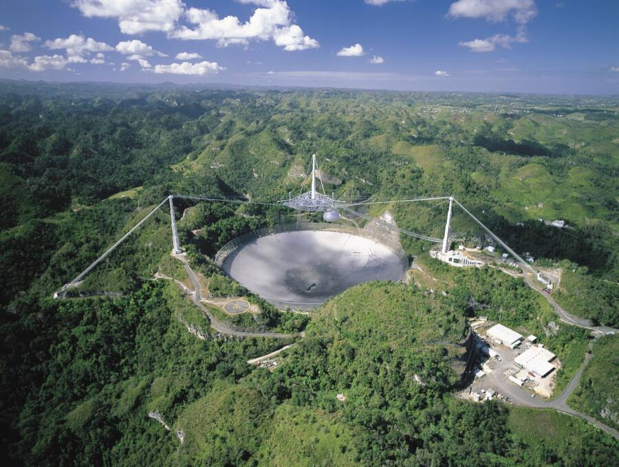 Aerial View Of Arecibo Observatory