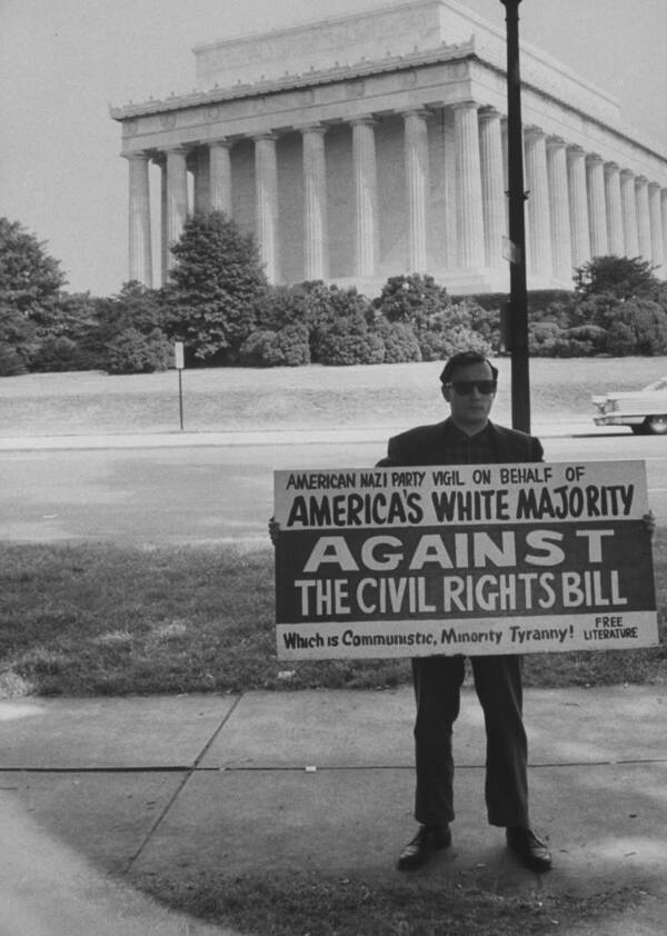 American Nazi By The Lincoln Memorial