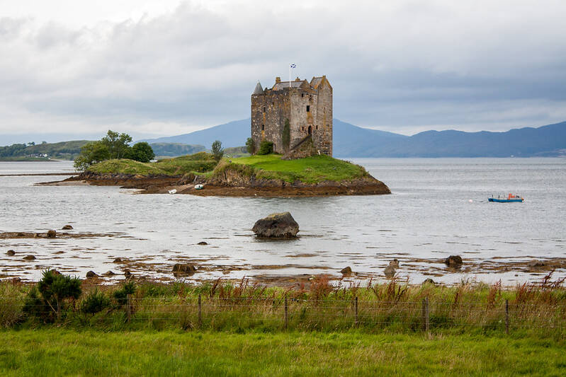 Castle Stalker From The Mainland