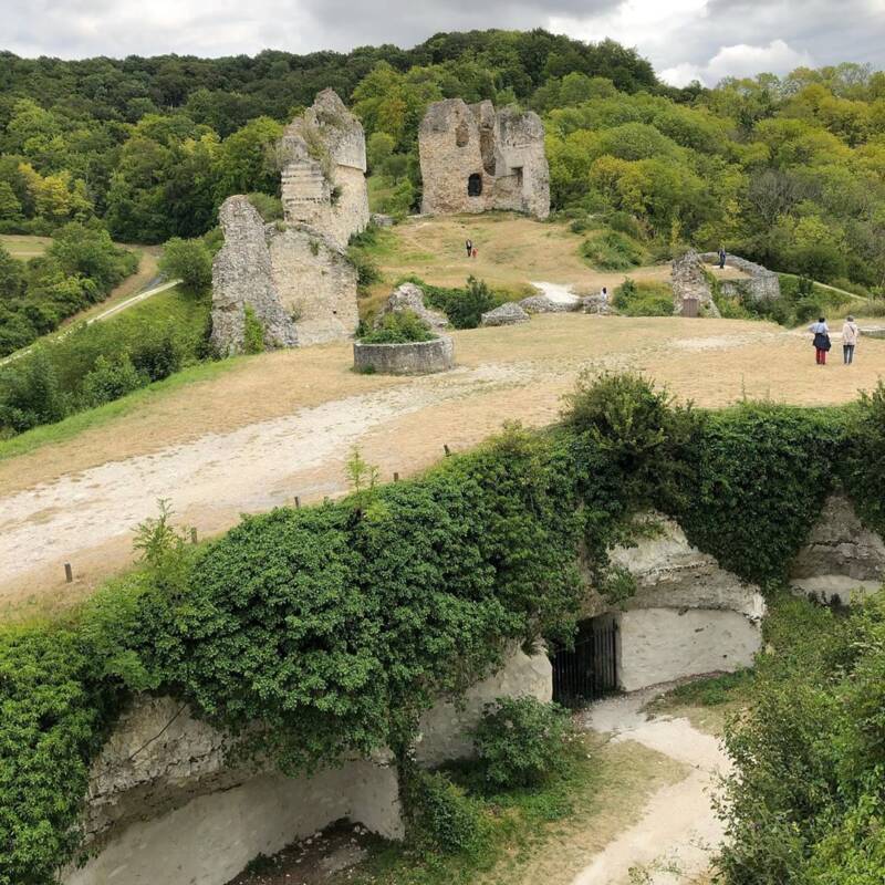 Ground Ruins Of Château Gaillard