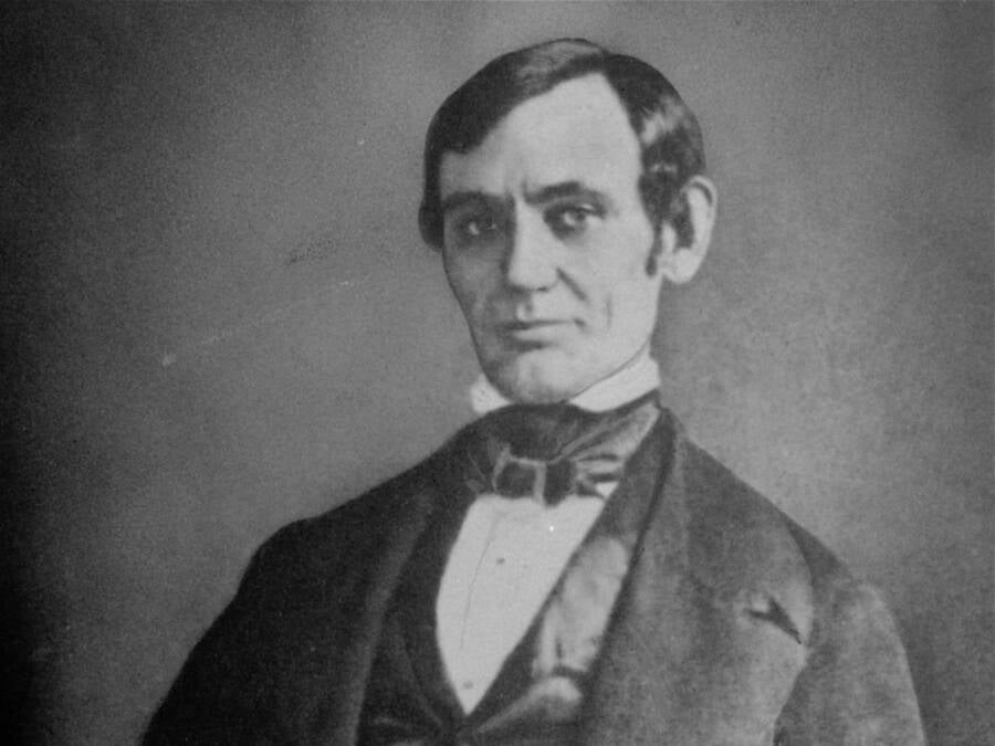 Beardless Abraham Lincoln Portrait