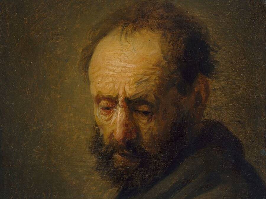 Head Of A Bearded Man Painting
