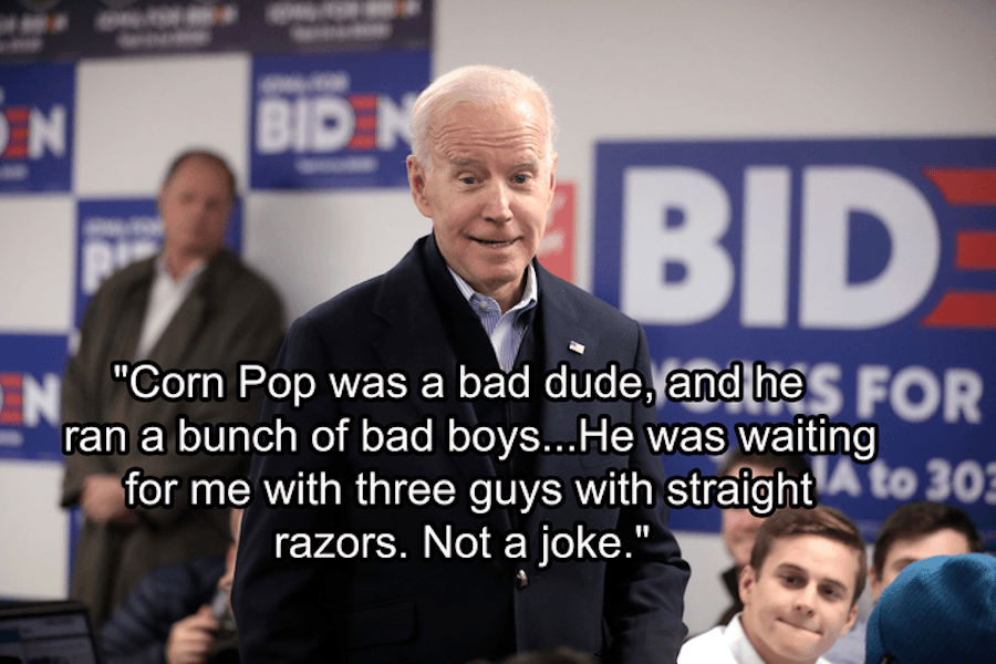 Does Joe Biden embarrass you when you see him mumbling and