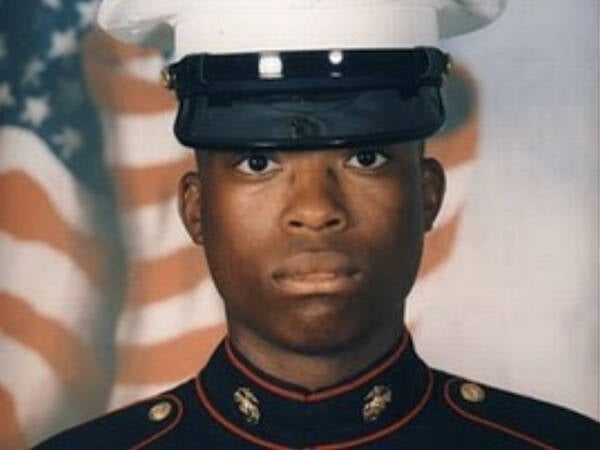 Terrell Copeland In Marine Uniform