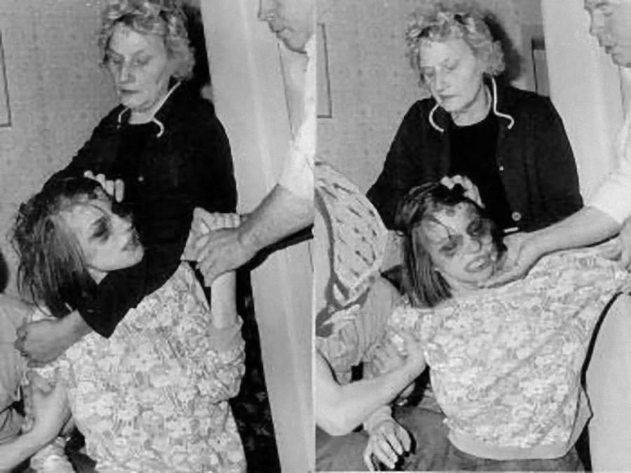 Anneliese Michel Being Restrained