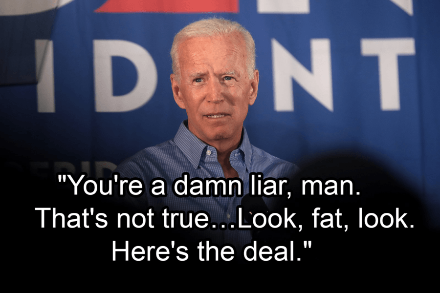 Joe Biden And Damn Liar 
