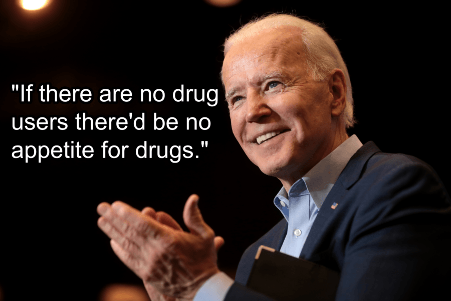 Joe Biden On Drug Users