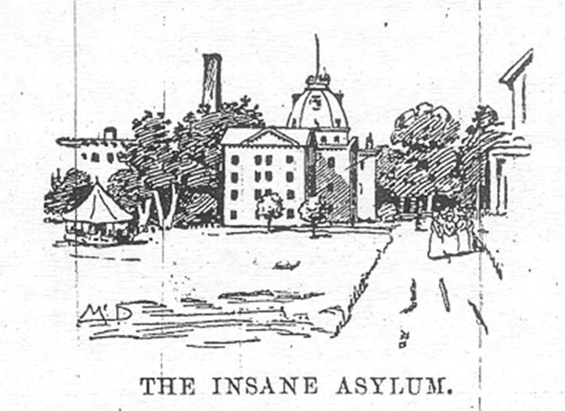 Lunatic Asylum Illustration